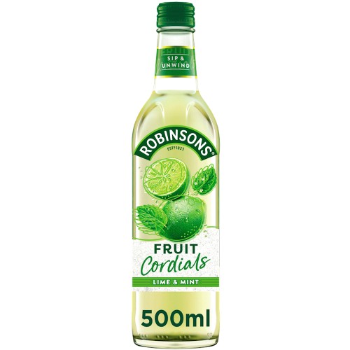 Robinsons Crushed Lime & Mint Fruit Cordial (500ml)