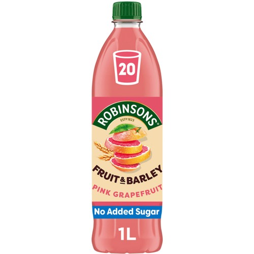 Robinsons Fruit & Barley Pink Grapefruit Squash (1 Litre)