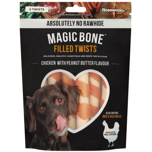 Rosewood Magic Bone Filled Twists Chicken With Peanut Butter (6)
