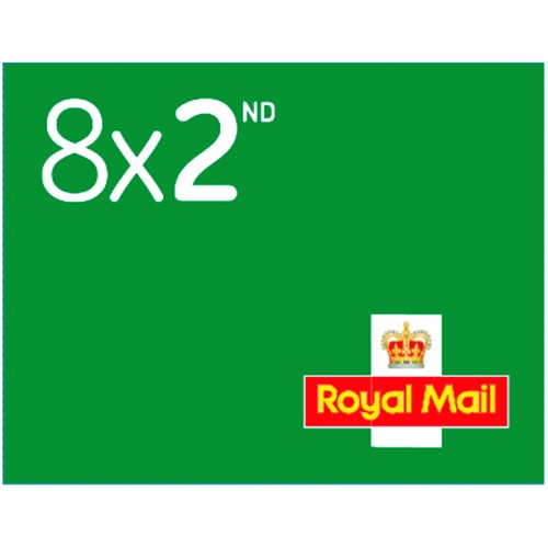 Royal Mail 8x2nd Class Book of Stamps (8)