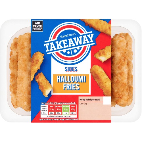 Sainsbury's 12 Breaded Halloumi Fries (204g)