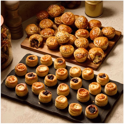 Sainsbury's 48 Piece Mini Pies & Vol Au Vent Selection Taste the Difference