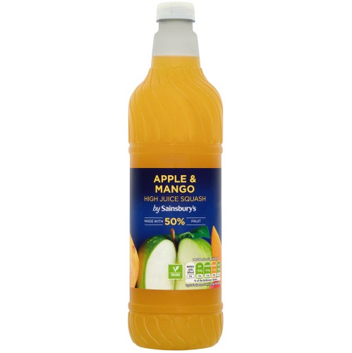 Sainsbury's Apple & Mango High Juice Squash (1 Litre)