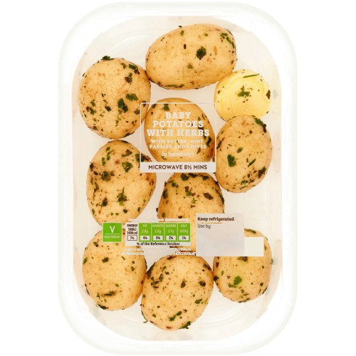 Sainsbury's Baby Potatoes with Herbs & Butter (385g)