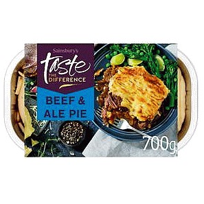Sainsbury's Beef & Ale Pie Taste the Difference (700g)