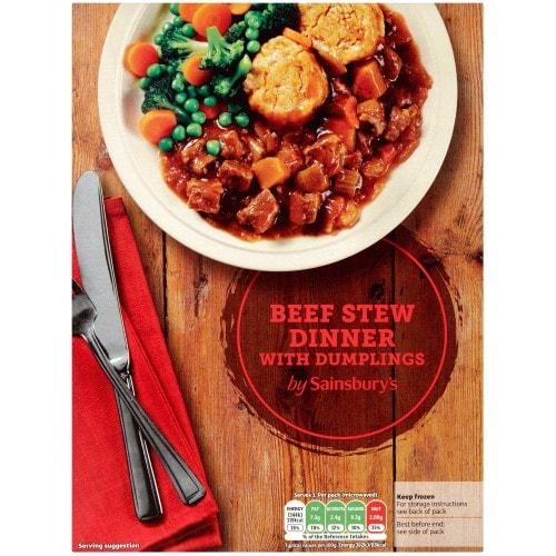 Sainsbury's Beef Stew Dinner Ready Meal For 1 (400g)
