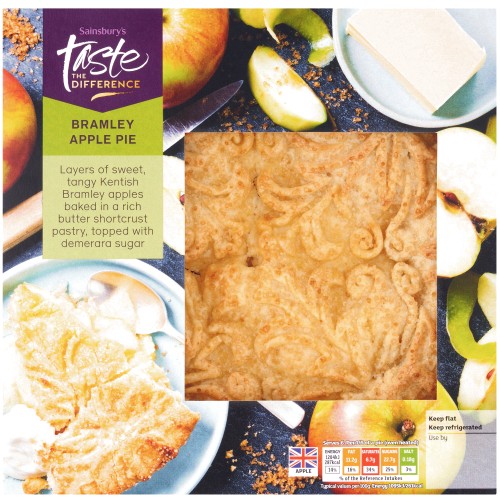 Sainsbury's Bramley Apple Pie Taste the Difference (660g)