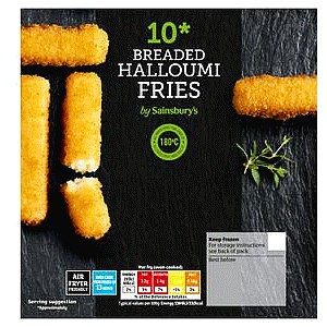 Sainsbury's Breaded Halloumi Fries (10 x 170g)