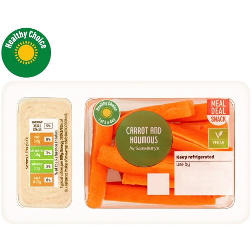 Sainsbury's Carrot & Houmous (100g)