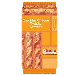 Sainsbury's Cheddar Cheese Twists (125g)