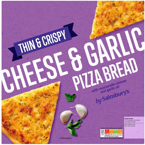 Sainsbury's Cheese & Garlic Pizza Bread (281g)