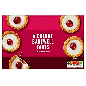 Sainsbury's Cherry Bakewell Tarts (6 x 235g)