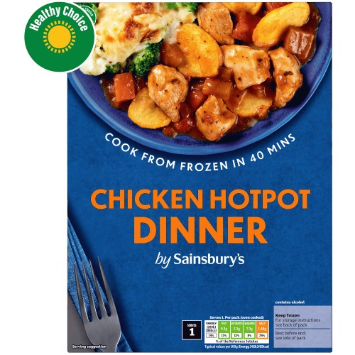 Sainsbury's Chicken Hotpot Dinner Ready Meal For 1 (400g)