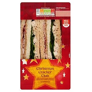 Sainsbury's Christmas Cracker Club Sandwich
