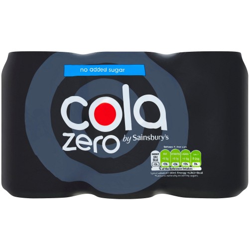 Sainsbury's Cola Zero (6 x 330ml)