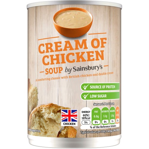 Sainsbury's Cream Of Chicken Soup (400g)