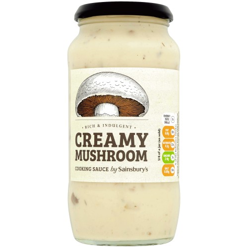 Sainsbury's Creamy Mushroom Cooking Sauce (460g)