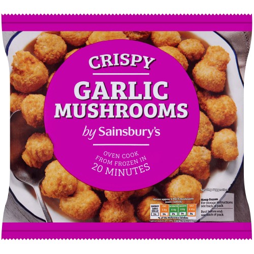 Sainsbury's Crispy Garlic Mushrooms (300g)