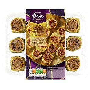 Sainsbury's Crispy Miso Mushroom Tartlets Taste the Difference (240g)