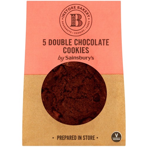 Sainsbury's Double Chocolate Cookies (5)