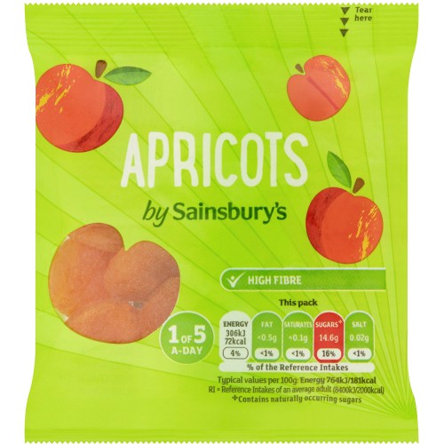 Sainsbury's Dried Apricots (40g)