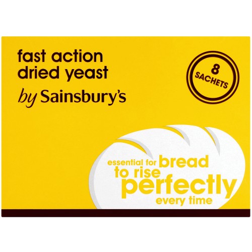 Sainsbury's Fast Action Dried Yeast Sachets (8 x 56g)