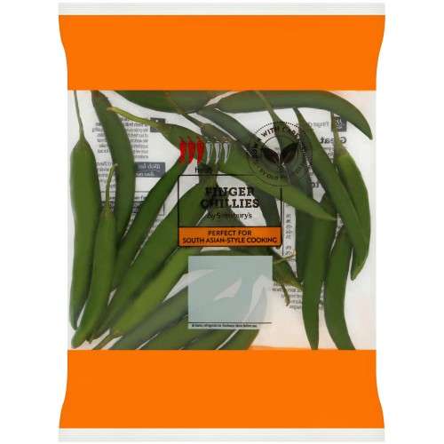 Sainsbury's Finger Chillies (80g)