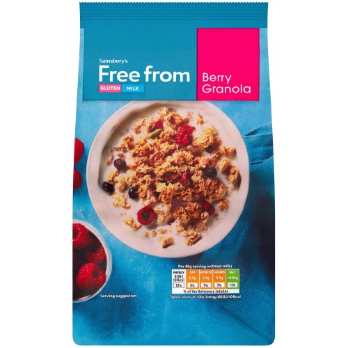 Sainsbury's Free From Berry Granola (350g)