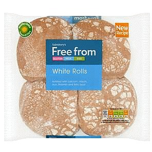 Sainsbury's Free From White Rolls (260g)