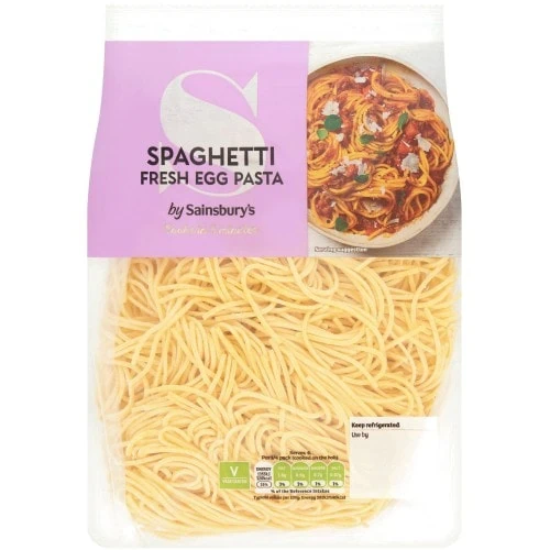 Sainsbury's Fresh Egg Spaghetti (500g)