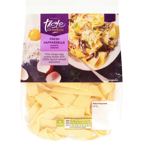 Sainsbury's Fresh Pappardelle Taste the Difference (300g)