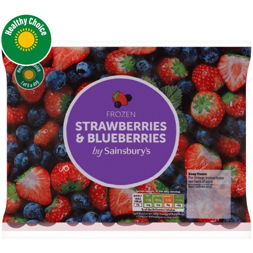 Sainsbury's Frozen Strawberries & Blueberries (360g)