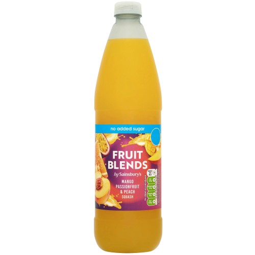Sainsbury's Fruit Blends Mango Passionfruit & Peach Squash (1 Litre)