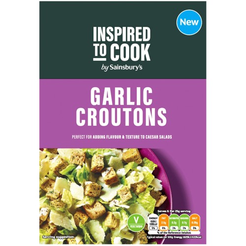 Sainsbury's Garlic Croutons Inspired to Cook (150g)
