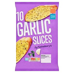 Sainsbury's Garlic Slices (10 x 260g)