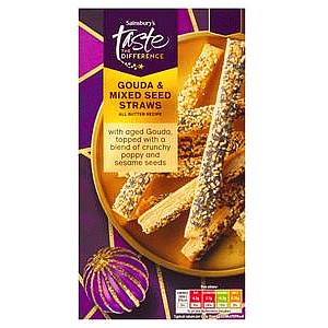 Sainsbury's Gouda & Mixed Seed Straws Taste the Difference (100g)