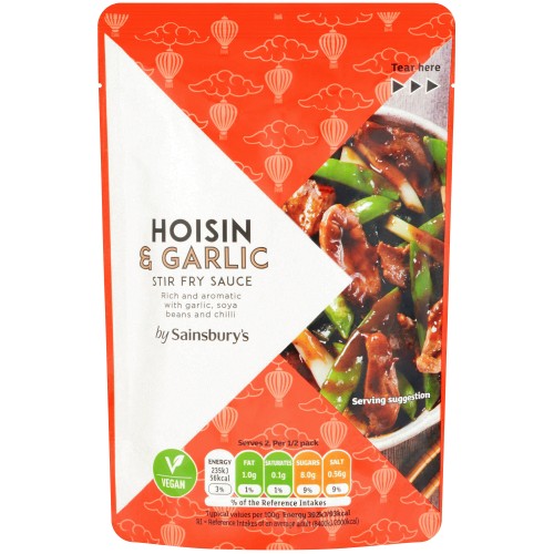 Sainsbury's Hoisin & Garlic Stir Fry Sauce (120g)