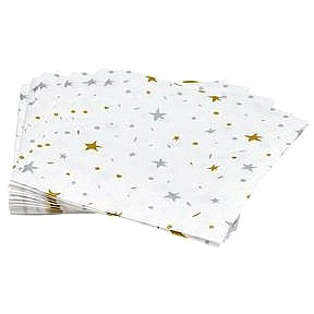 Sainsbury's Home 3ply Star Paper Napkins (20 x 33cm)