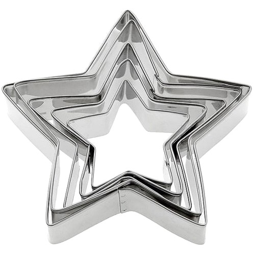 Sainsbury's Home 5 Piece Star Cookie Cutter