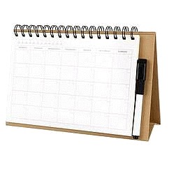 Sainsbury's Home A5 Whiteboard Desk Planner Notebook