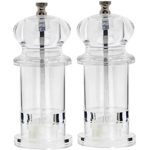 Sainsbury's Home Acrylic Salt & Pepper Mill Clear