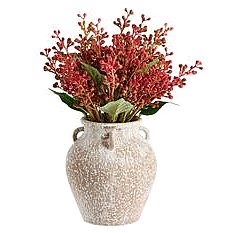 Sainsbury's Home Artificial Berry in Resin Vase