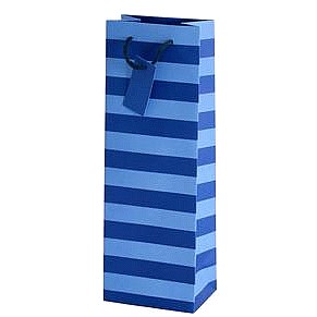 Sainsbury's Home Blue Stripe Bottle Bag