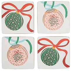 Sainsbury's Home Bow Bauble Coaster (4)