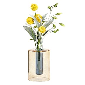 Sainsbury's Home Bud Vase Arrangement Yellow