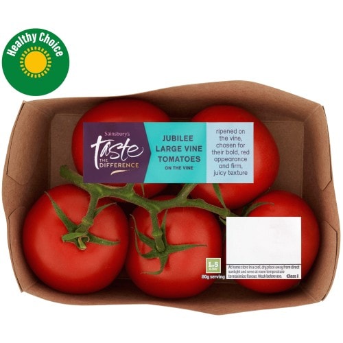 Sainsbury's Jubilee Large Vine Tomatoes Taste the Difference (450g)