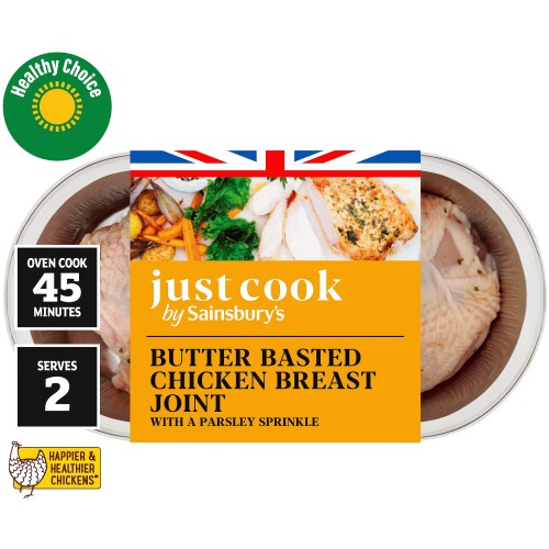 Sainsbury's Just Cook Butter Basted Chicken Breast Joint (350g)