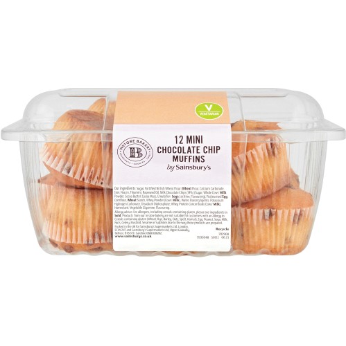 Sainsbury's Mini Chocolate Chip Muffins (12)