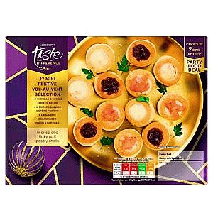 Sainsbury's Mini Festive Vol Au Vent Selection Taste the Difference (12)