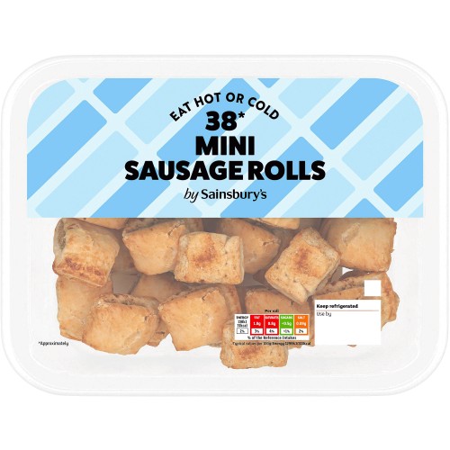Sainsbury's Mini Sausage Rolls (38 x 380g)